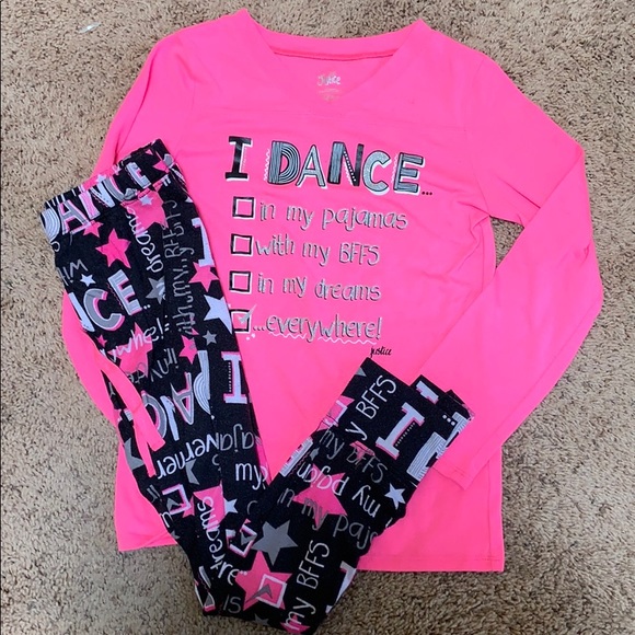 Justice Girl’s 2 Pc. Pajama Set - Picture 2 of 4